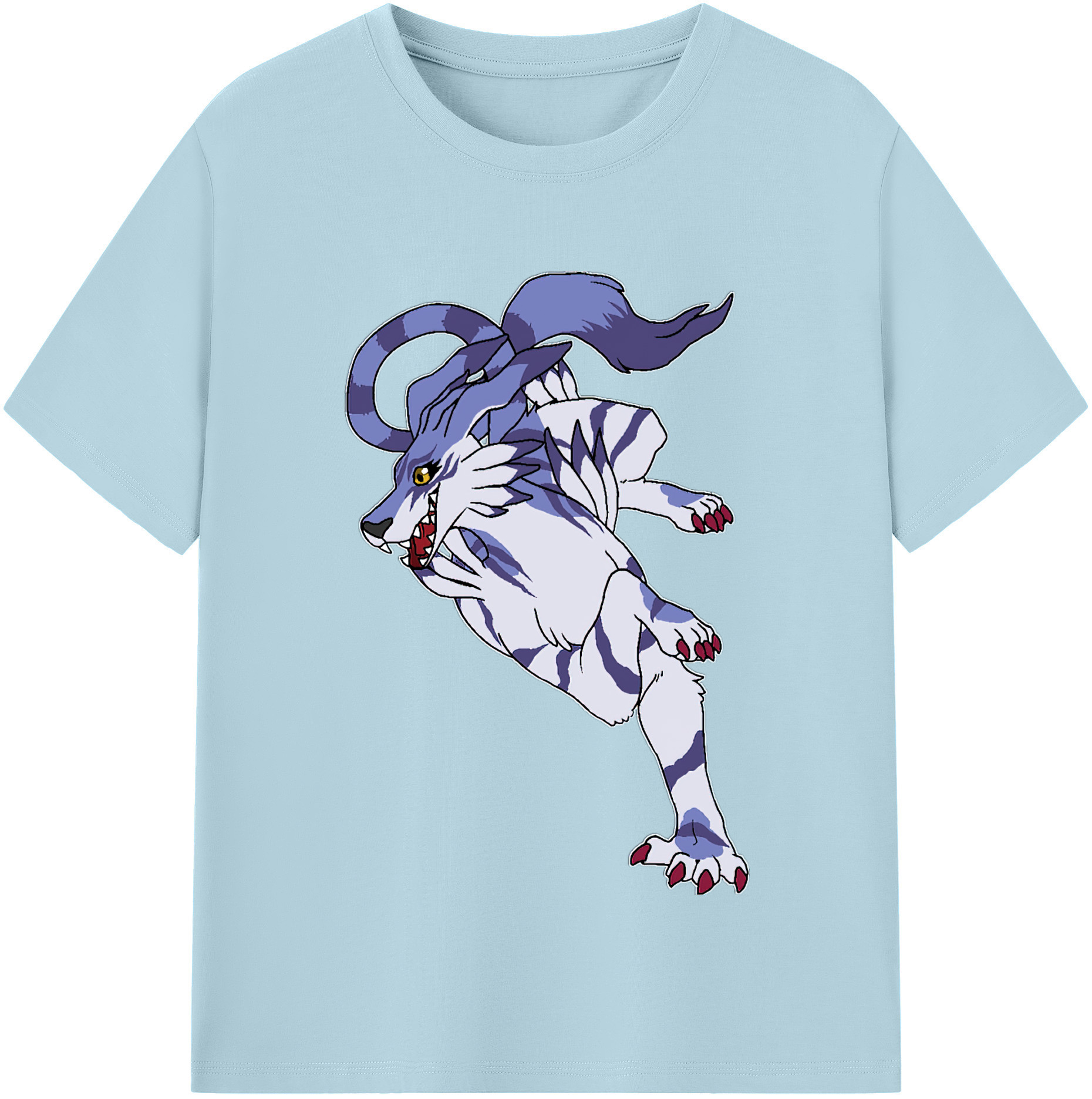 （画像用） Digimon デジタルモンスター/デジモン 綿100％半袖Tシャツ（フロントプリント）